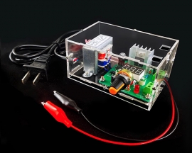 DIY Kit LM317 Adjustable Voltage Regulator With LED Meter